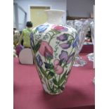 A Moorcroft Pottery Vase, painted in the 'Sweetness' pattern, designed by Nicola Slaney, shape 72/9,