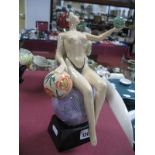 A Peggy Davies Figurine 'Isabella', an artist original by Michael Jackson, limited edition 1/1 in