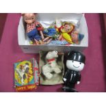 Pelham Puppet Pig, Andy Pandy?, Eastern European Lady, Homepride figure, plaything puppy shoe in