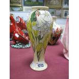A Moorcroft Pottery Vase, painted in the 'Greek Crocus' pattern, shape 75/8, impressed and painted