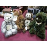 A Selection of Modern "Charlie Bears"; from The 10th Anniversary Collection "Anniversary Mia",