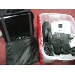 Portable DVD Player, Canon digital video camcorder, Opticron 8 x 42 BGA Binoculars, Canon Selphy