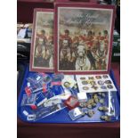 RAF Lapel Badges, Airbourne chest enamel badges, key rings, British Regiment badges (Texaco