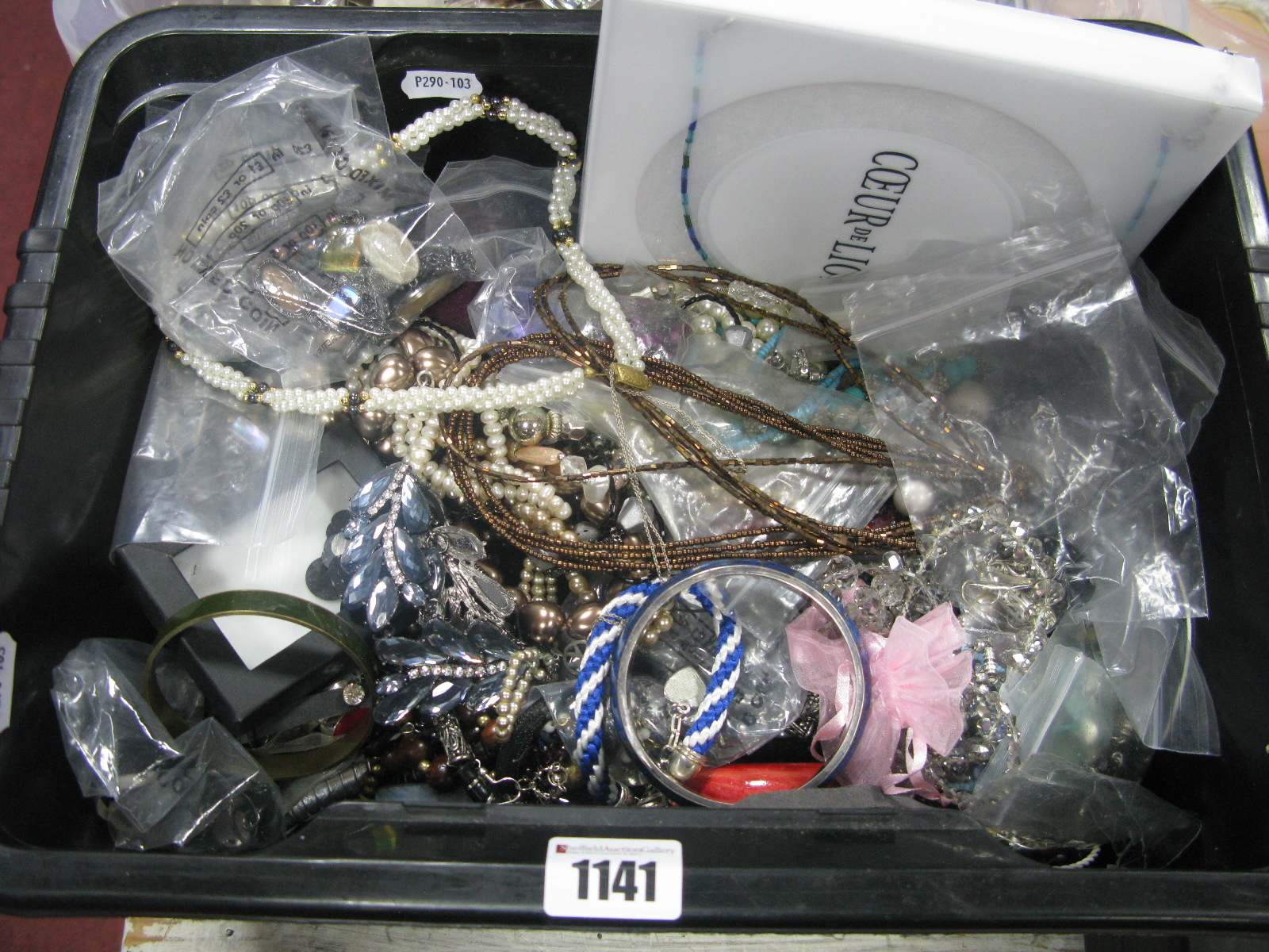 A Large Mixed Lot of Assorted Costume Jewellery, including imitation pearl bead necklaces, other