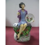 A Peggy Davies Figurine 'The Artisan', an artist original by Michael Jackson, limited edition 1/1 in