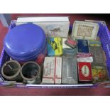Ian Logan, JRM Design 'Salome' Tin Circa 1967. Romac puncture repair outfit, other tins, boxes:- One