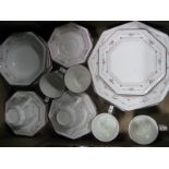 A Quantity of Johnson Brothers 'Madison' tea and dinner wares, approximately thirty nine pieces:-