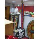 A Fairground 'Ring The Bell' Hammer High Strike, height 203cm