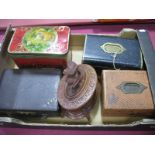 XIX Century Jewellery Boxes and Tins, etc:- One Box