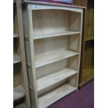 Bookcase, with three fixed shelves.