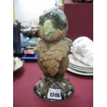 A Burslem Pottery Grotesque Bird Figure 'Mrs Boris the Gangsters Moll', inspired by the Martin