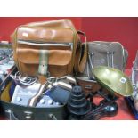Thomas Royce & Thomas Taylor Lawn Green Bowls, with carry cases, massager, Salter scales and