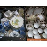 Roslyn, Reids, R.Standard and other tea ware. Edwardian vase, George Jones Abbey hot water jug,