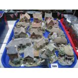 Lilliput Lane - Twelve models to include Clockmakers Cottage, Witham Delph, The Pigsty:- One Tray