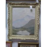 John Abbott 1884-1956 Lakeland Tarn, oil on canvas, 50 x 39.5cm, signed lower right.