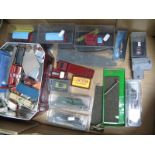 A Quantity of Predominately "N"/"OO" Scale Lineside Vehicles, Accessories, by Oxford Diecast,
