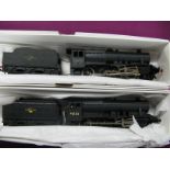 Two Hornby Dublo Class 8F 2-8-0 Steam Locomotives and Six Wheel Tenders- custom boxed, 2 Rail for