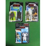 Three Original Star Wars Trilogy - Return of The Jedi Plastic Figures, comprising of Klaatu (tri