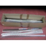 A Quantity of Peco HO/OO Scale Straight Track Lengths, mainly 91cm lengths, SL-100 nickel silver