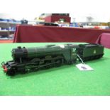 Hornby "OO"/4mm Ref 2536 Class A3 4-6-2 Steam Locomotive and Eight Wheel Tender, BR green, "ST