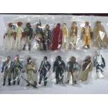 Eighteen Original Star Wars Trilogy Plastic Figures, including, Variants, figures include Bossk