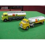 A Spot-On AEC Major 8 Tanker, repainted in parts, plus a made up Bedford Articulated Tanker.