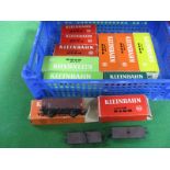 Eleven Items "HO" Gauge Continental Outline Rolling Stock by Kleinbahn, Piko etc, tankers,