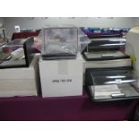 Franklin Mint Perspex Fronted Diecast Model Collector Cases, including case for 1:24th scale 1938