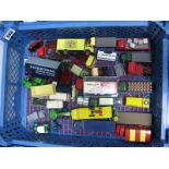 A Quantity of 1:76 Scale Diecast Unboxed Vehicles, tractors etc by EFE, Oxford etc, (approximately