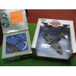 Two Diecast Model Military Aircraft by Corgi, Yatming, including Corgi 1:72nd scale Aviation archive