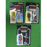 Three Original Star Wars Trilogy - Return of The Jedi Plastic Figures, comprising of FX-7 (tri