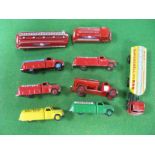 A Small Quantity of Mid XX Century Diecast Petrol Tankers, by Dinky, French Dinky and others, all