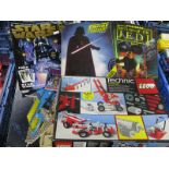 Lego Technic #8055 Universal Set, (unchecked for completeness) boxed, Star Wars literature including