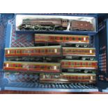 Hornby Dublo 3 Rail 4-6-2 ''Duchess of Atholl'' L.M.S maroon R/NO 6231, fair, custom boxed- Plus six