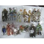 Sixteen Original Star Wars Trilogy Plastic Figures, including Variants, figures include Yoda (2)