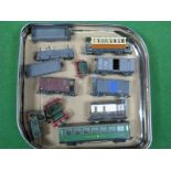 A Quantity of "N" Gauge /Narrow Gauge Continental Outline Rolling Stock by Lilliput, Jouef etc,