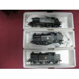 Three Hornby Dublo 3 Rail Class N2 0-6-2 Tank Steam Locomotives, BR black, all three repainted/