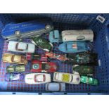 A Quantity of Mainly 1960's Corgi Diecast Vehicles, including Ecurie Ecosse, Batmobile, among