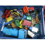 A Quantity of Diecast Vehicles, by Britains, Dinky, Corgi and others, all farm related, all