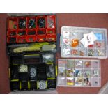 A Quantity of Diecast Spare Parts, Corgi, Dinky, Matchbox, etc, related, Tyres, figures, animals