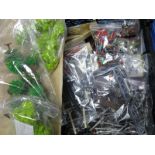 A Quantity of "OO" Gauge/4mm Signals Lighting etc, foliage, buffers plus a large amount of