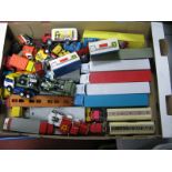 A Quantity of Commercial Diecast Vehicles, by Matchbox, Corgi and others, all playworn.