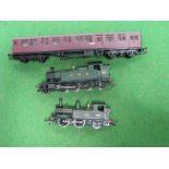 Two "OO"/4mm Tank Steam Locomotives, Dapol Class 14XX 0-4-2, BR green, R/No. 1466, Bachmann Ref 32-