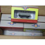 Eleven Oxford Rail "OO" Gauge/4mm Ref OR76MW6002 Boxed Seven Plank Ore/Coal Wagons, new condition.