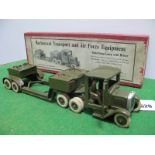 A c.1940 Britains No. 1641 Mechanical Transport Underslung Lorry with Driver, rubber tyres,