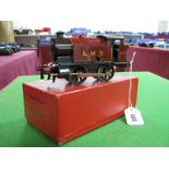 Hornby "O" Gauge/7mm Clockwork Type 101 0-4-0 Tank Steam Locomotive, L.M.S maroon, R/No 2270, boxed,
