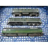 Three "OO" Gauge/4mm BR Green Diesel Locomotives, unboxed, LIMA Class 33 Bo-Bo, R/No D6506 fair/