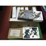 A Collection of Fifteen Diecast Model Military Aircraft by Atlas Editions, including Avro