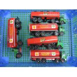 Five Modern Corgi Diecast Model Petrol Tankers, all with BP liveries including Guy, Leyland,