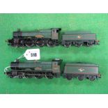 Two Bachmann "OO" Gauge/4mm 4-6-0 Steam Locomotives and Six Wheel Tenders, Ref 32-001 Class 4900 "